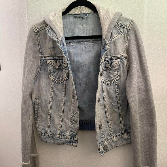 Aeropostale Jackets & Blazers - Aeropostale Jean Jacket with Hoodie